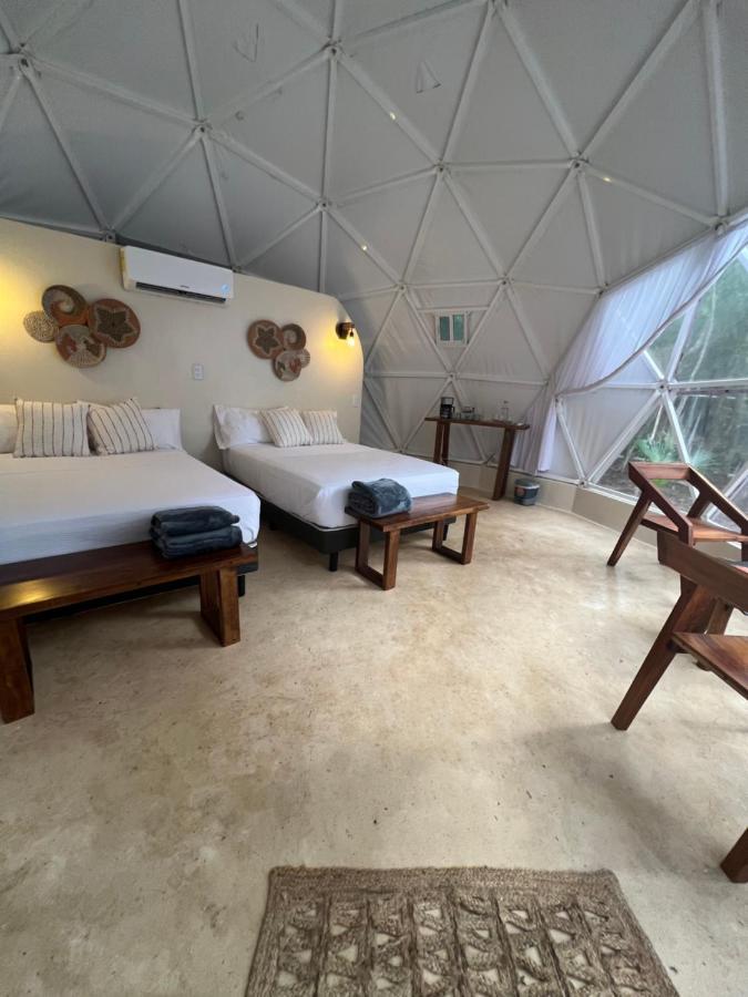 טולום Glamping Mayan Glam מראה חיצוני תמונה