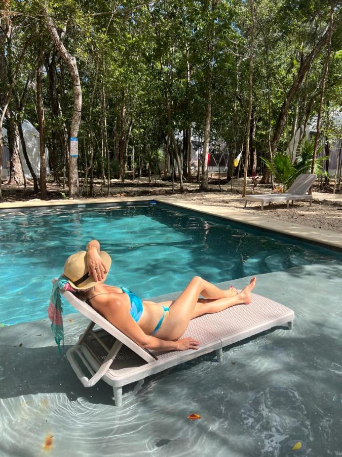 טולום Glamping Mayan Glam מראה חיצוני תמונה