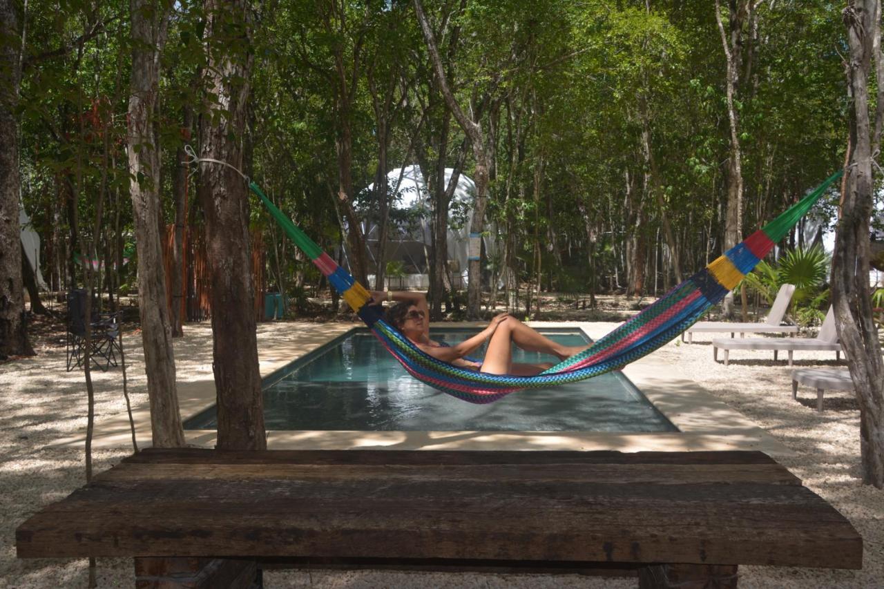 טולום Glamping Mayan Glam מראה חיצוני תמונה