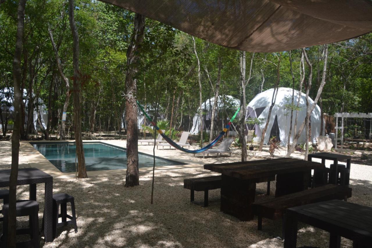 טולום Glamping Mayan Glam מראה חיצוני תמונה