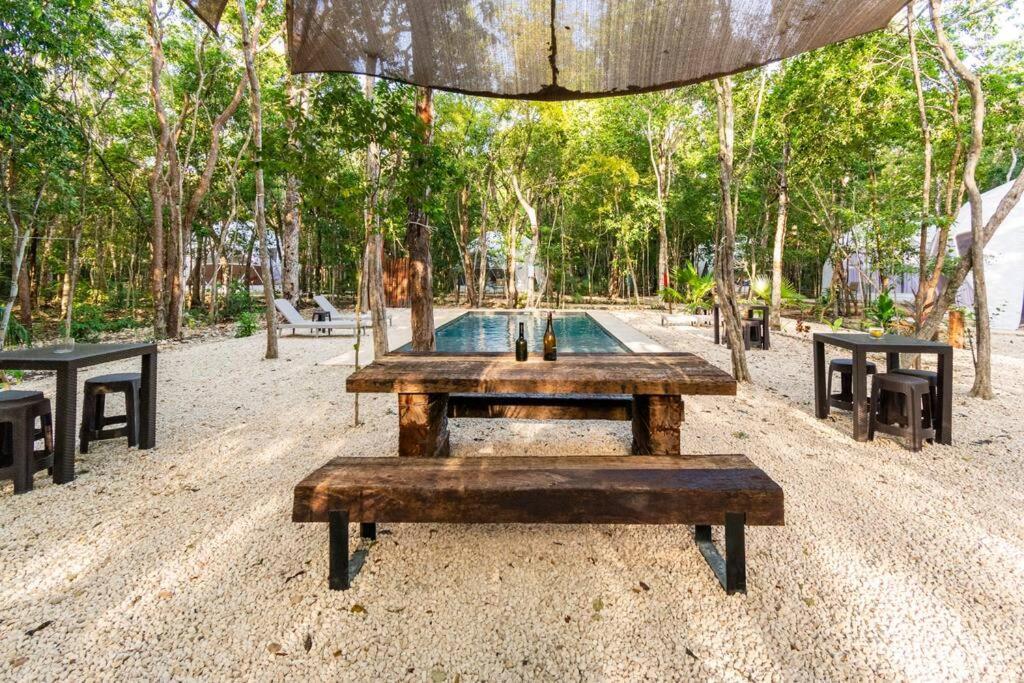 טולום Glamping Mayan Glam מראה חיצוני תמונה