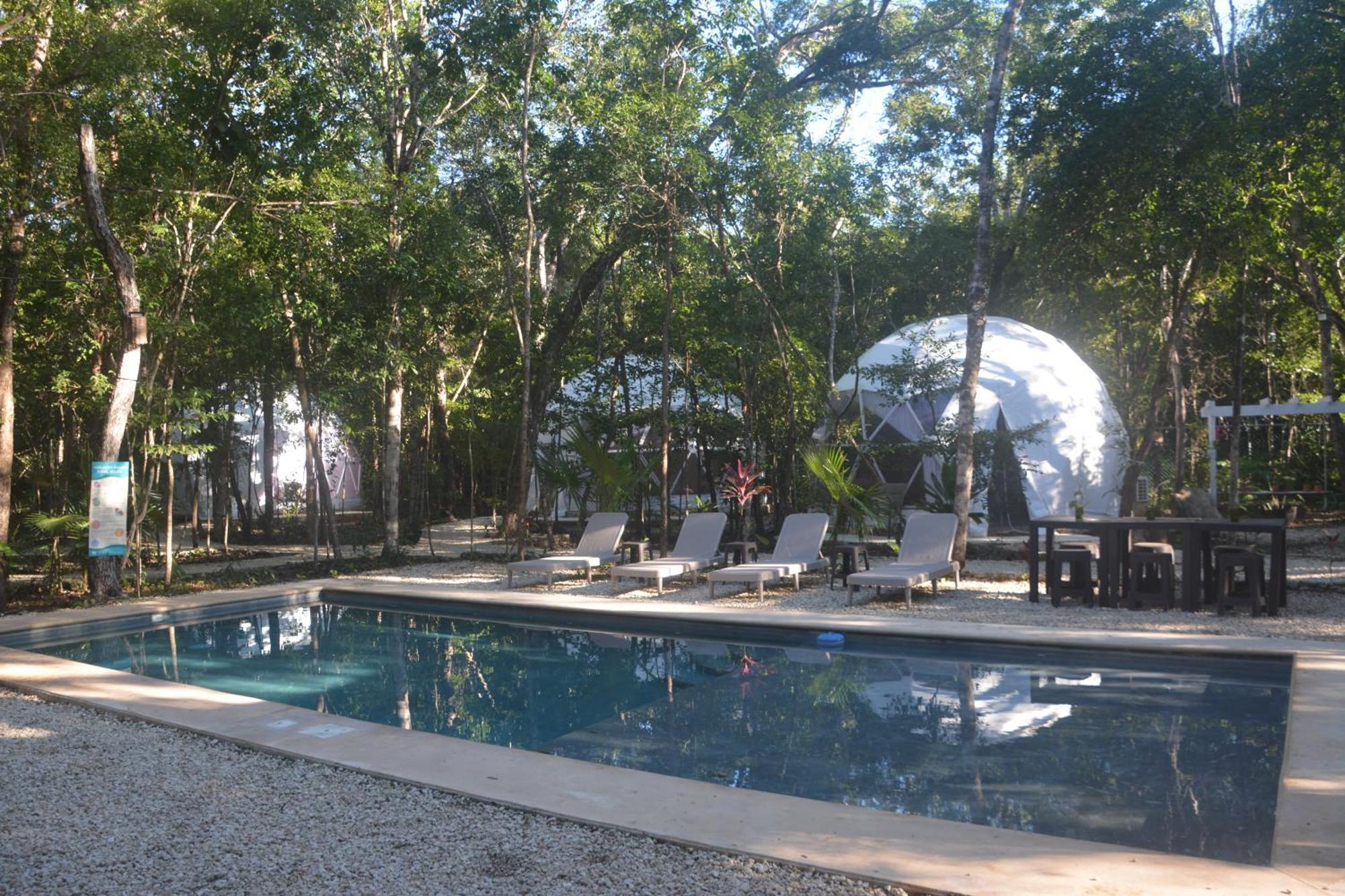 טולום Glamping Mayan Glam מראה חיצוני תמונה